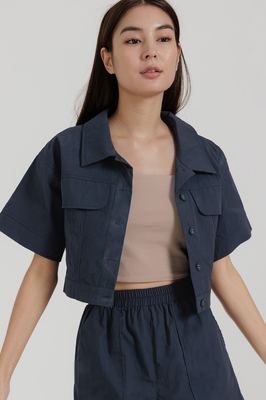 Zoey Relaxed Crop Shirt