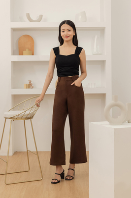 Fayth • Cedar Corduroy Straight Leg Pants