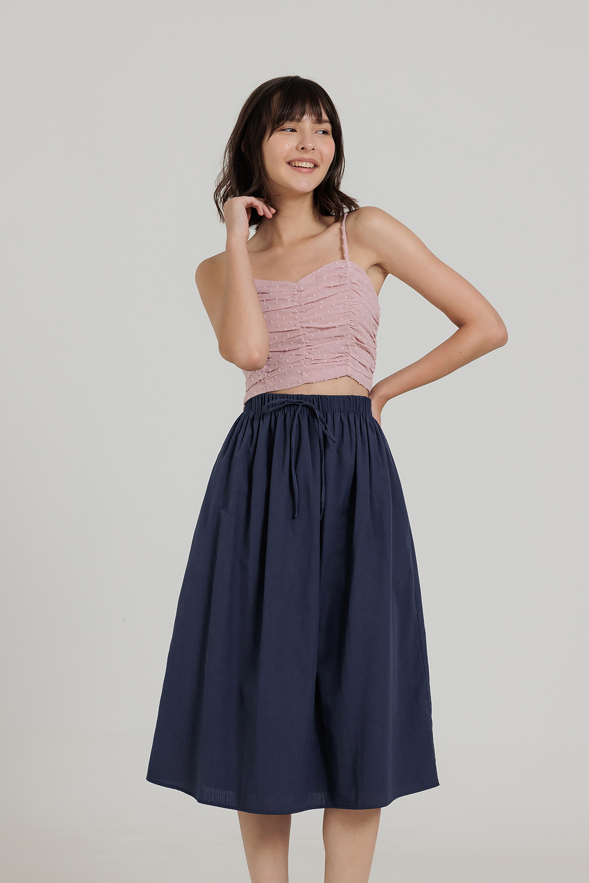 Fayth • Frey Tie Pocket Midi Skirt