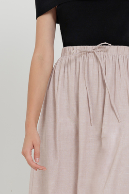 Frey Tie Pocket Midi Skirt