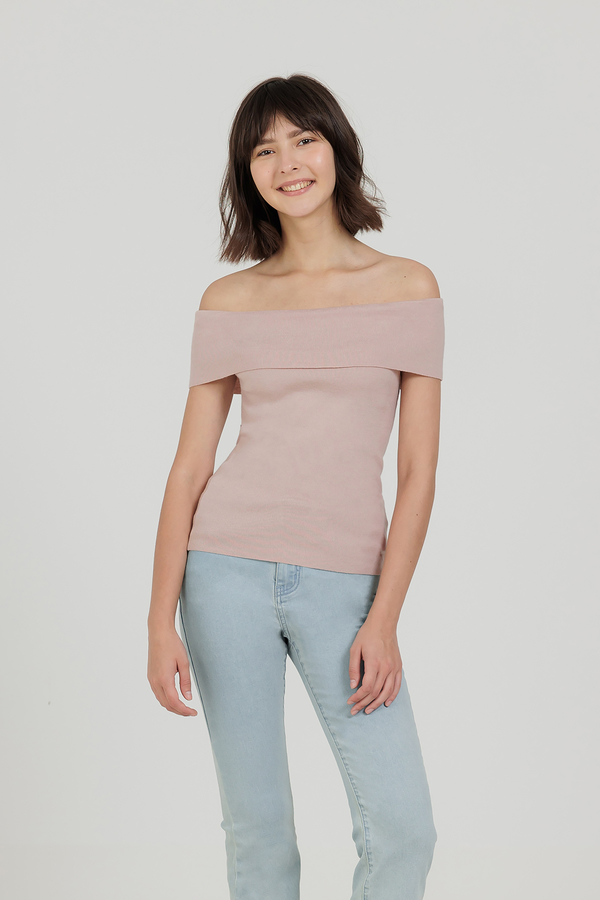 Camry Off Shoulder Knit Top