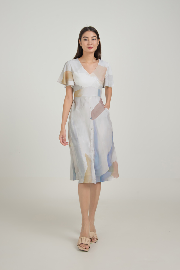Jovannah Sleeve Midi Dress
