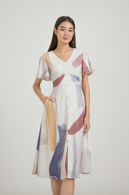 Jovannah Sleeve Midi Dress