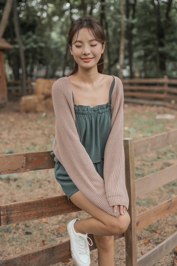 Josie Ribbed Knit Bolero