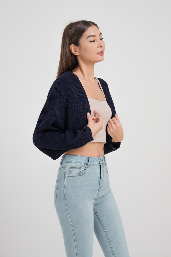 Josie Ribbed Knit Bolero