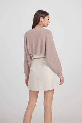Josie Ribbed Knit Bolero