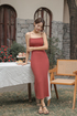 Sherry Knit Bodycon Maxi Dress