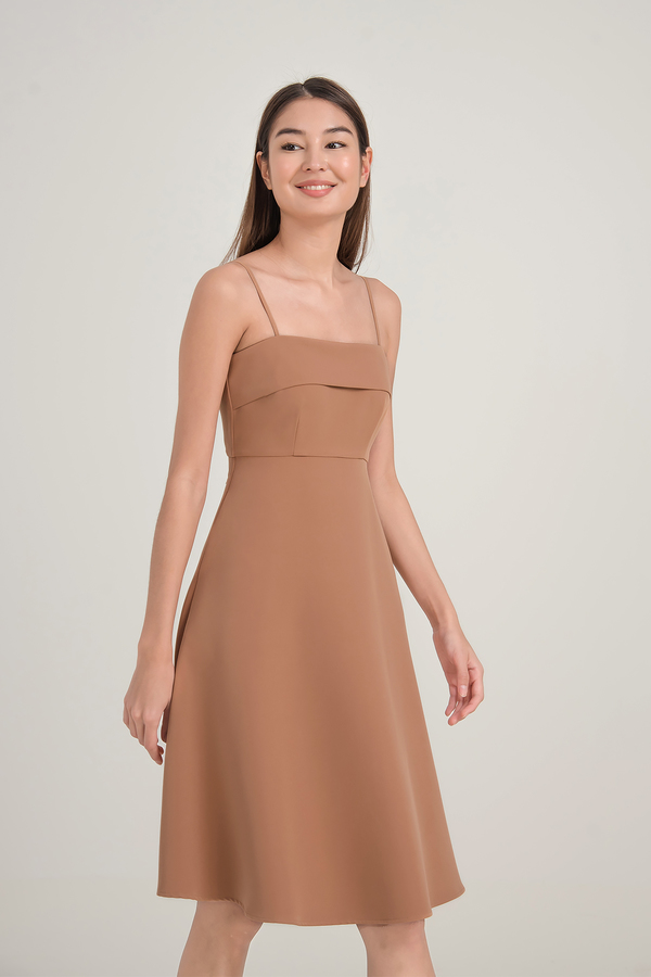 Elayna Fit & Flare Midi Dress