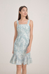 Primrose Tie Straps Midi Dress