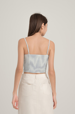 Tidal Ruched Crop Top
