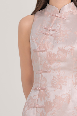 Peonies Jacquard Cheongsam