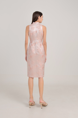 Peonies Jacquard Cheongsam