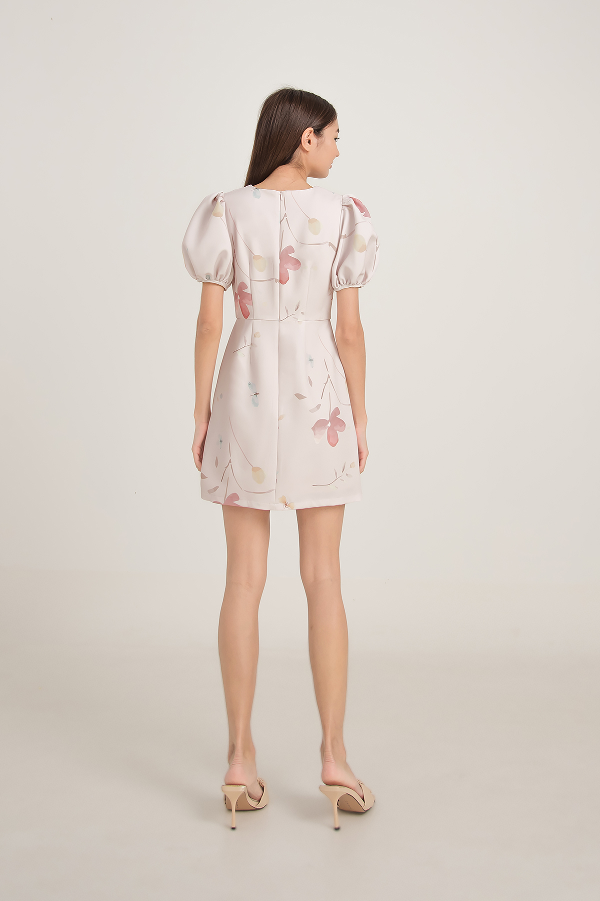 ワンピース French Bouquet Puff Sleeve Dress French Bouquet Puff Sleeve Dress