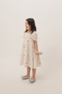 KIDS Savanna Puff Sleeve Shirred Dress