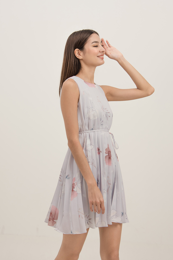 Acacia Pleated Swing Dress