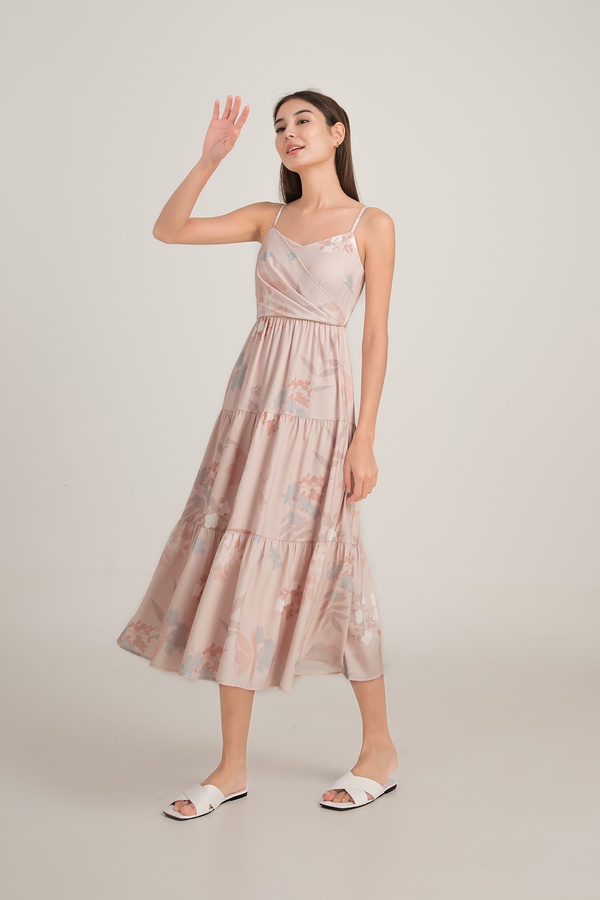 Lylia Sweetheart Printed Maxi Dress