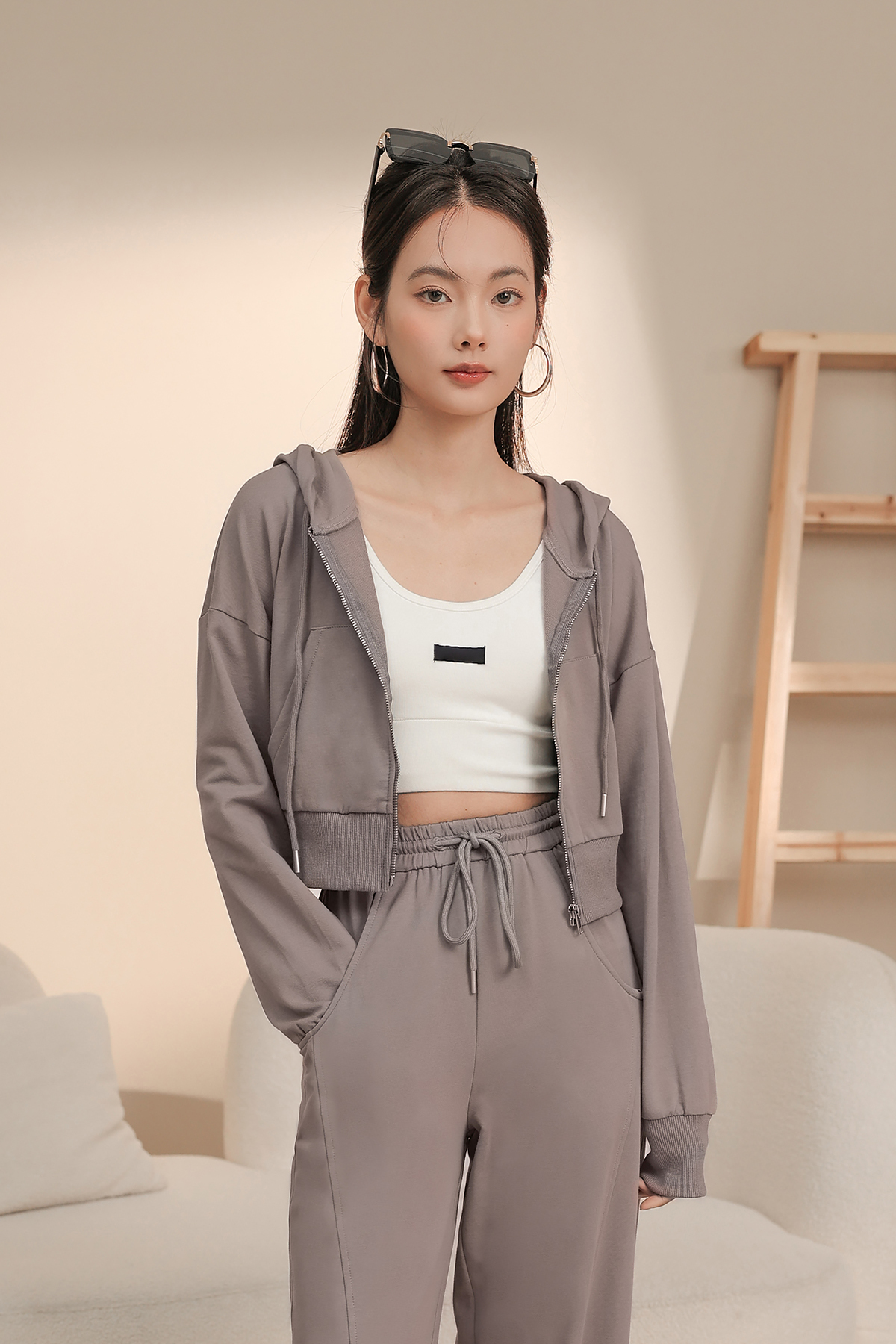 Fayth • Drea Crop Hoodie