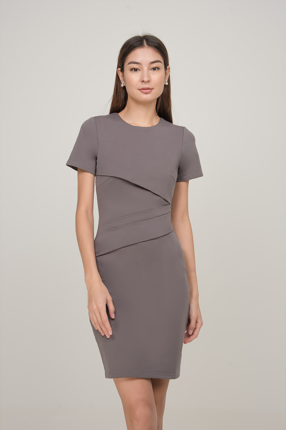 Fayth Stretford Paneled Work Dress