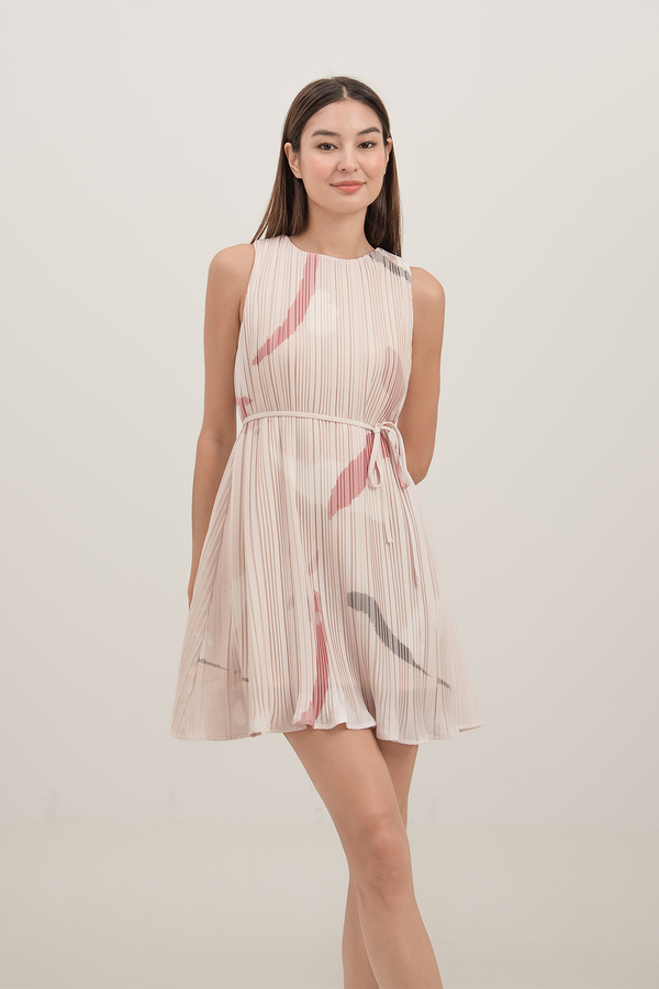 Valley Pleated Swing Dress