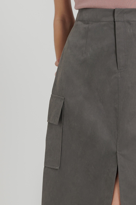 Anders Cargo Pocket Midi Skirt