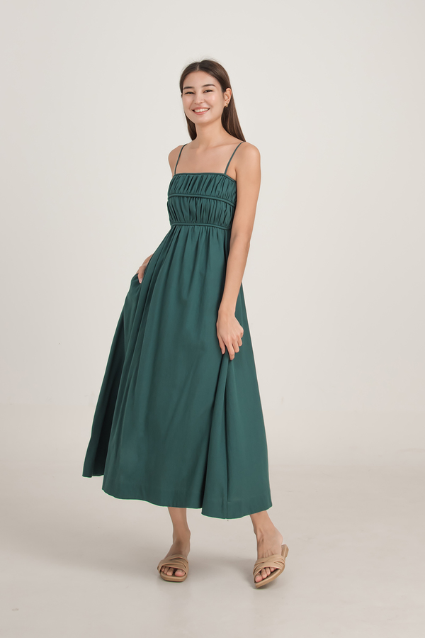 Prairie Shirred Maxi Dress