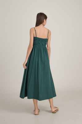 Prairie Shirred Maxi Dress