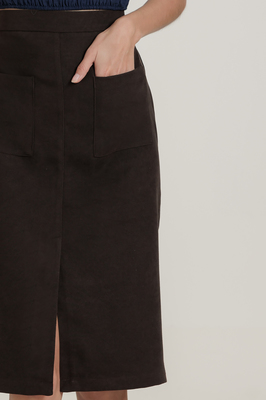 Urbane Pocket Midi Skirt