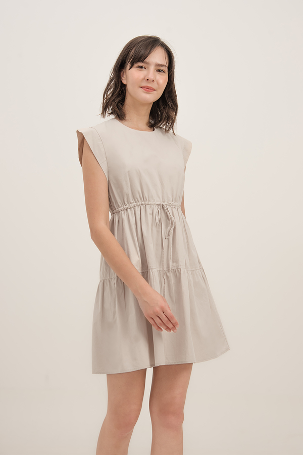 Myers Babydoll Drawstring Dress