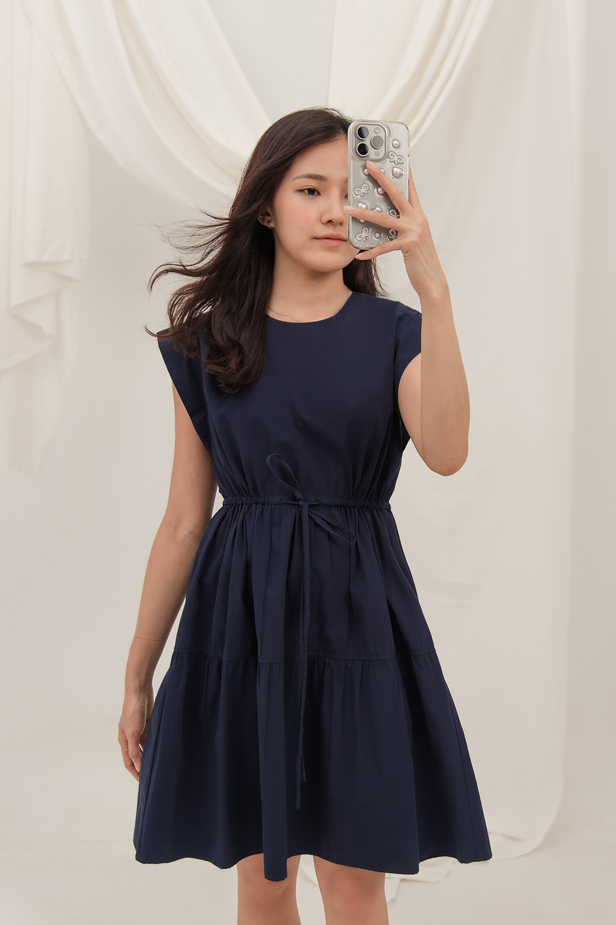 Fayth • Myers Babydoll Drawstring Dress