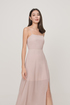 *Imperfect* Antoinette Slit Maxi Dress