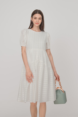 *Defect* Marlow Tiered Pocket Midi Dress