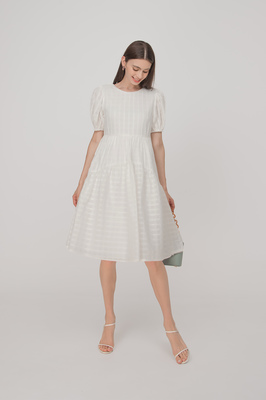 *Defect* Marlow Tiered Pocket Midi Dress