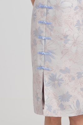 *Defect* Xi Jacquard Midi Cheongsam