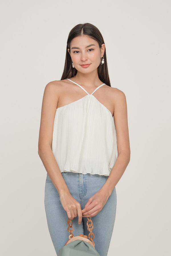 *Defect* Vienna Pleated Top