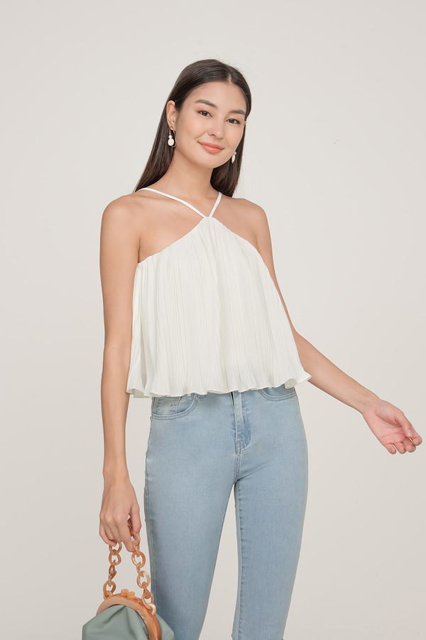 *Defect* Vienna Pleated Top