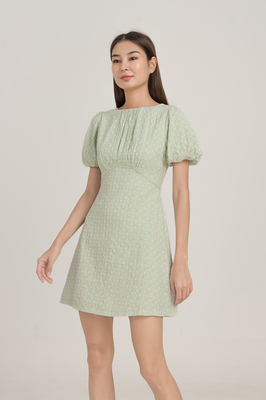 Thalia Puff Sleeve Dress