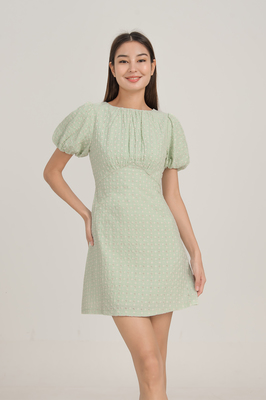 Thalia Puff Sleeve Dress