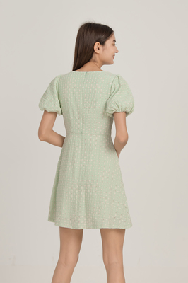 Thalia Puff Sleeve Dress