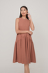 *Imperfect* Tiera Tiered Pocket Midi Dress
