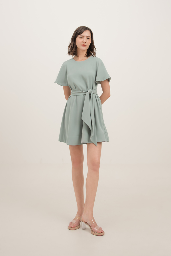 Sabby Sash Sleeve Dress