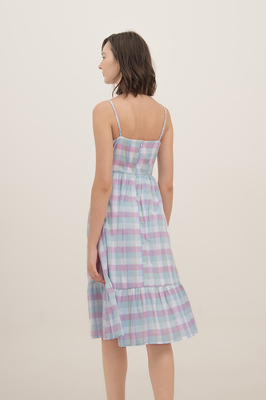 Dakota Gingham Pocket Midi Dress