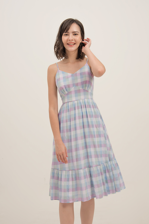 Dakota Gingham Pocket Midi Dress