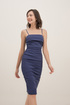 Carsson Ruched Midi Dress