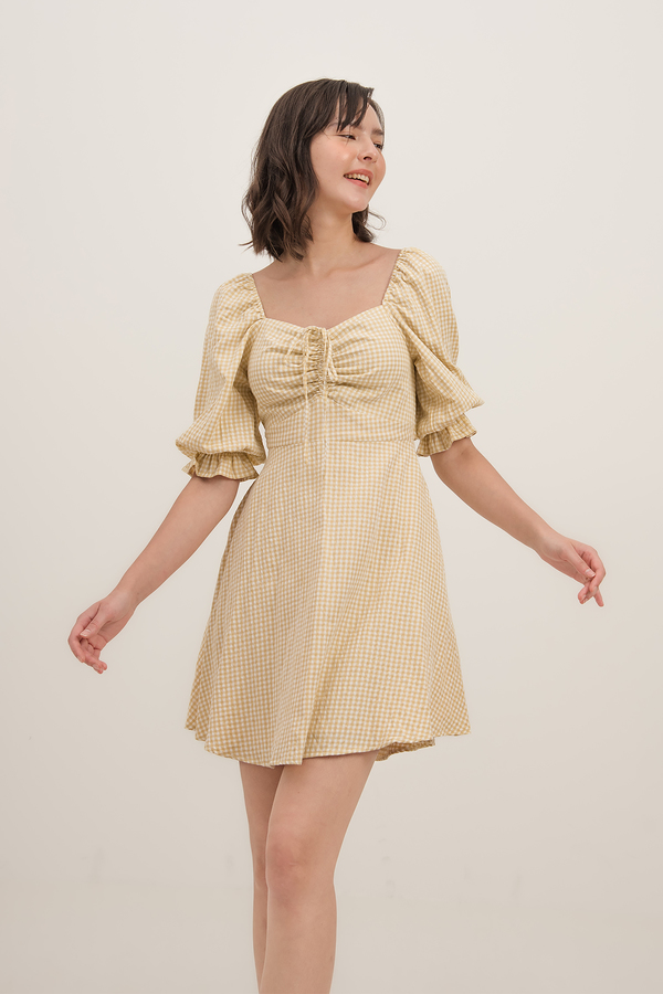 Dawne Gingham Sweetheart Dress