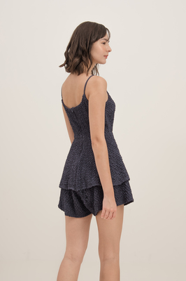 Kerry Textured Layered Playsuit